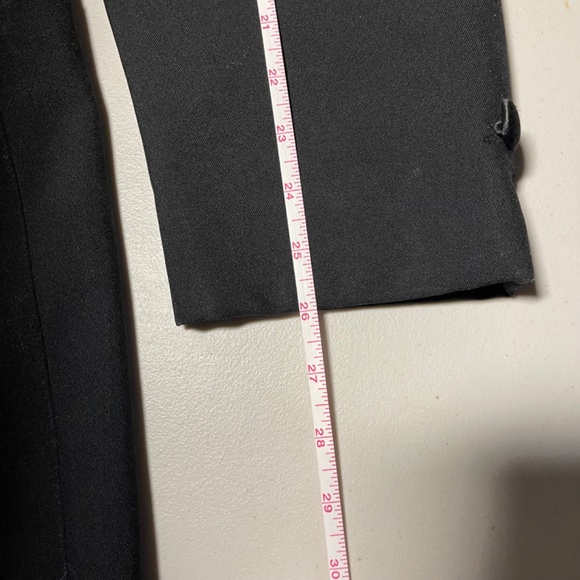 Chaps Ralph Lauren Tuxedo Coat. Single Breast 2 Button. Satin Lapels. 43L” Black - Picture 8 of 8